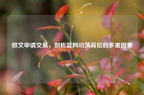 欧文申请交易,剖析篮网动荡背后的多重因素