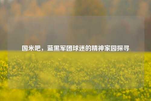 国米吧，蓝黑军团球迷的精神家园探寻