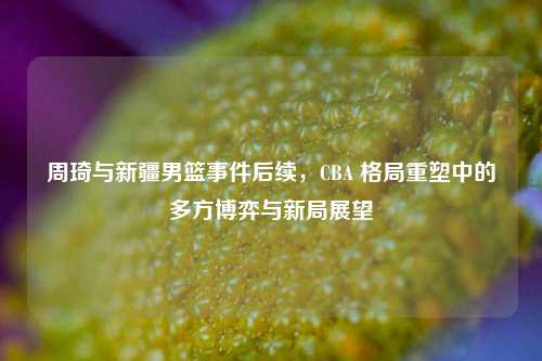 周琦与新疆男篮事件后续，CBA 格局重塑中的多方博弈与新局展望